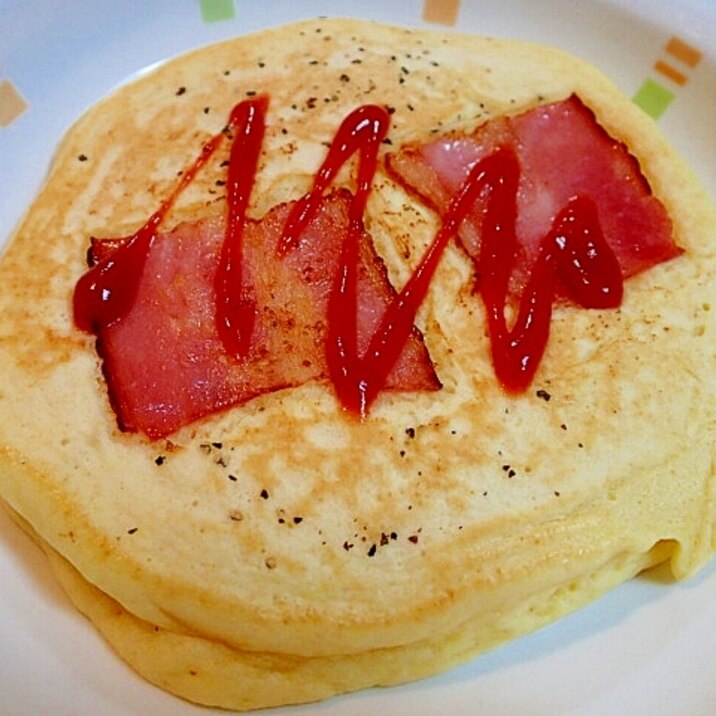 ベーコンと黒胡椒のホットケーキ レシピ 作り方 By ぷ みぃまま 楽天レシピ ベーコンと黒胡椒のホットケーキ レシピ 作り方 By ぷ みぃまま 楽天レシピ